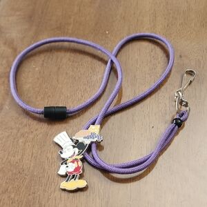 Purple Kids Lanyard with Cartoon Charm